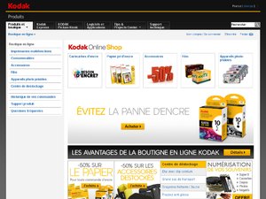 Kodak Online Shop - Europe website