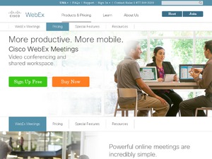 Webex website