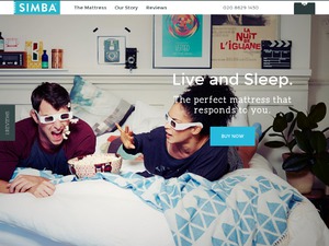 simbasleep.com website