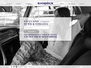 Sjobeck website