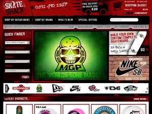 Skate Shack website