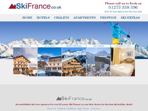 Ski France website