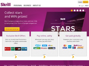 Skrill Prepaid Mastercard UK website