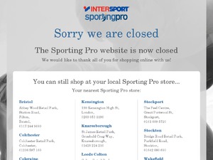 Sporting Pro website