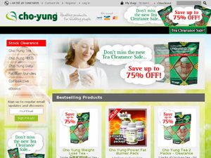 Cho Yung Tea website