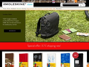 Moleskine Store website