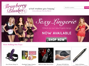 Strawberry Blushes website