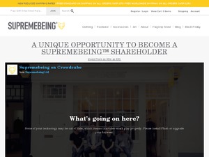 Supremebeing website