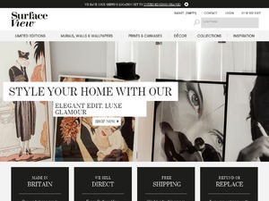 Surface View website