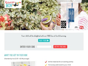 Toucan Box website