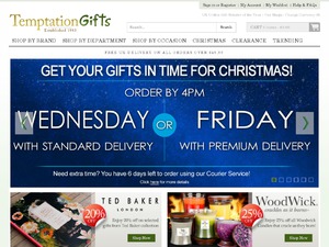 Temptation Gifts website
