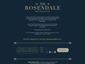 The Rosendale website