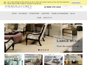 The Rug Stores website