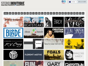 Stereo Boutique website
