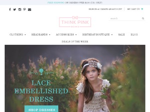 Think Pink Bowtique website