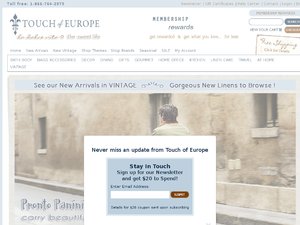 Touch of Europe website