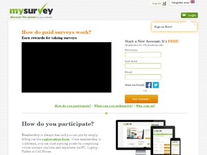 MySurvey UK website