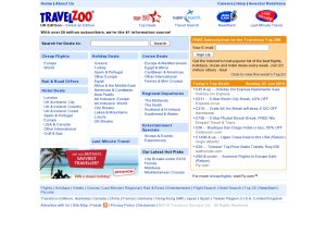 Travelzoo website