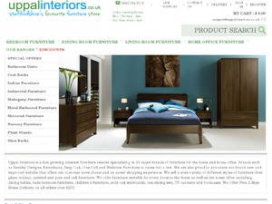 Uppal Interiors website