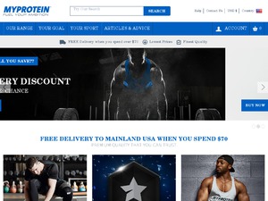 Myprotein US website