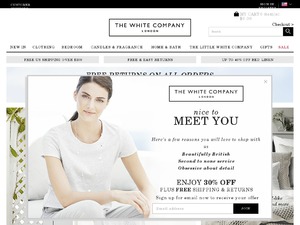 The White Company US & CA website