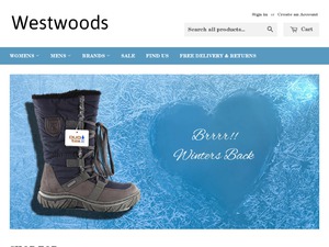 Westwoods Footwear website