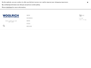 Woolrich website