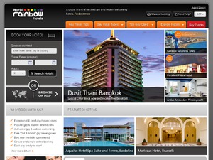 World Rainbow Hotels website