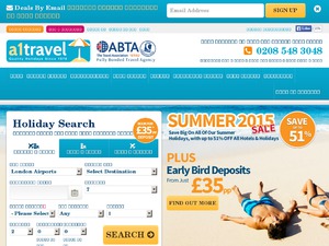 A1 Travel website