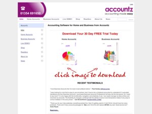 Accountz website