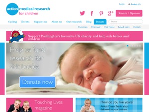 Action Medical Research website