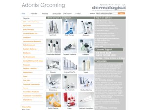 Adonis Grooming website