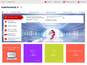 Air France website