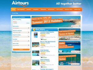 Airtours website