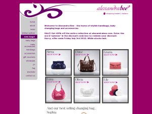 Alexandra Bee website