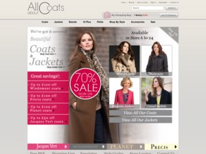 All About Coats website