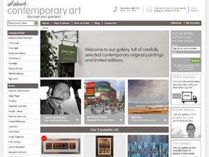 All About Contemporary Art website