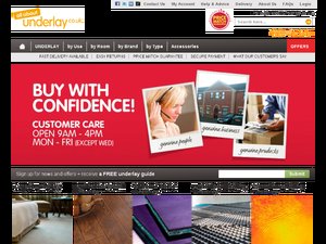 All About Underlay website