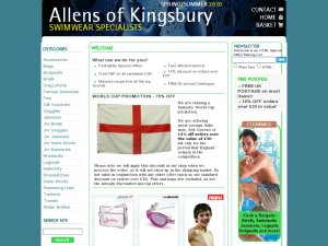 Allens of Kingsbury website