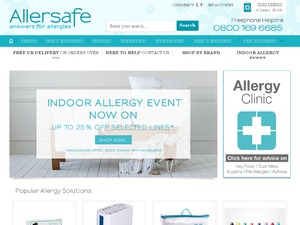 AllerSafe website