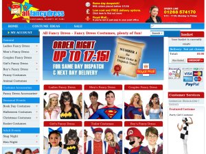 All Fancy Dress website