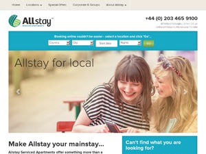 All Stay website