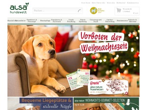 Alsa-Hundewelt.de website