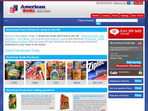 AmericanSoda website