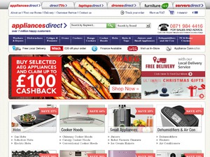 Appliances Direct website