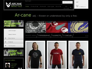 Arcane Projects website