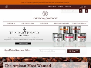 Artisan Du Chocolat website