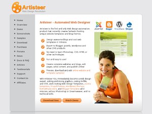 Artisteer website