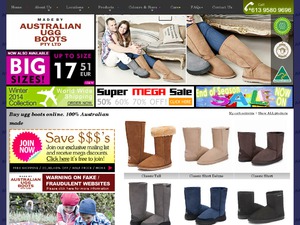 Ugg Boots website