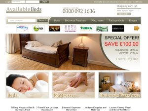 Available Beds website